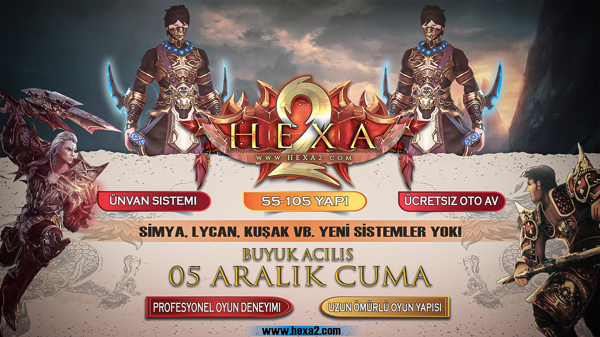 HEXA2 Metin2 server logo