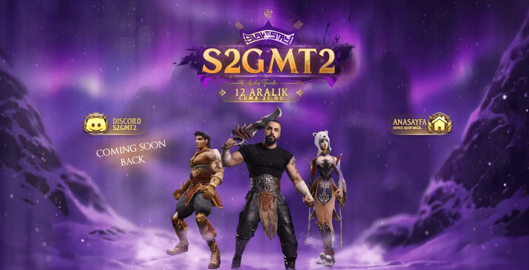 S2GMT2 1-99 OldSchool Metin2 server logo