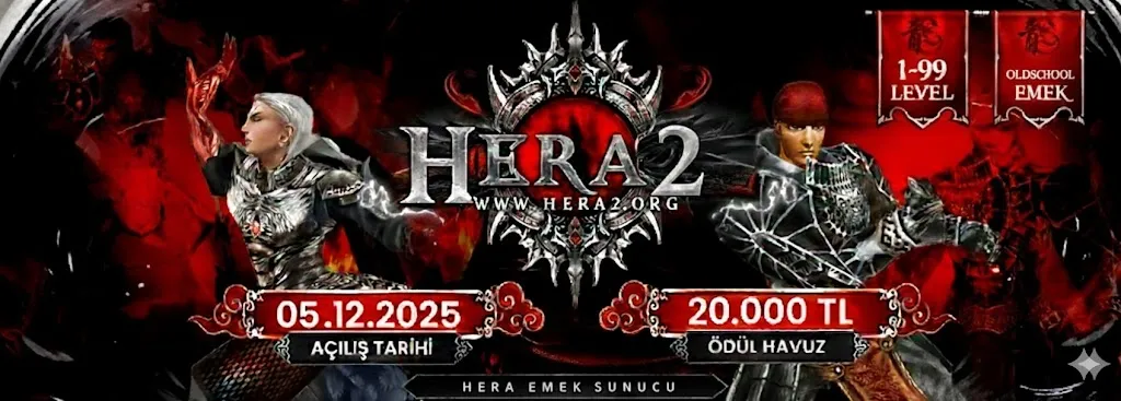 Hera2 Metin2 server logo