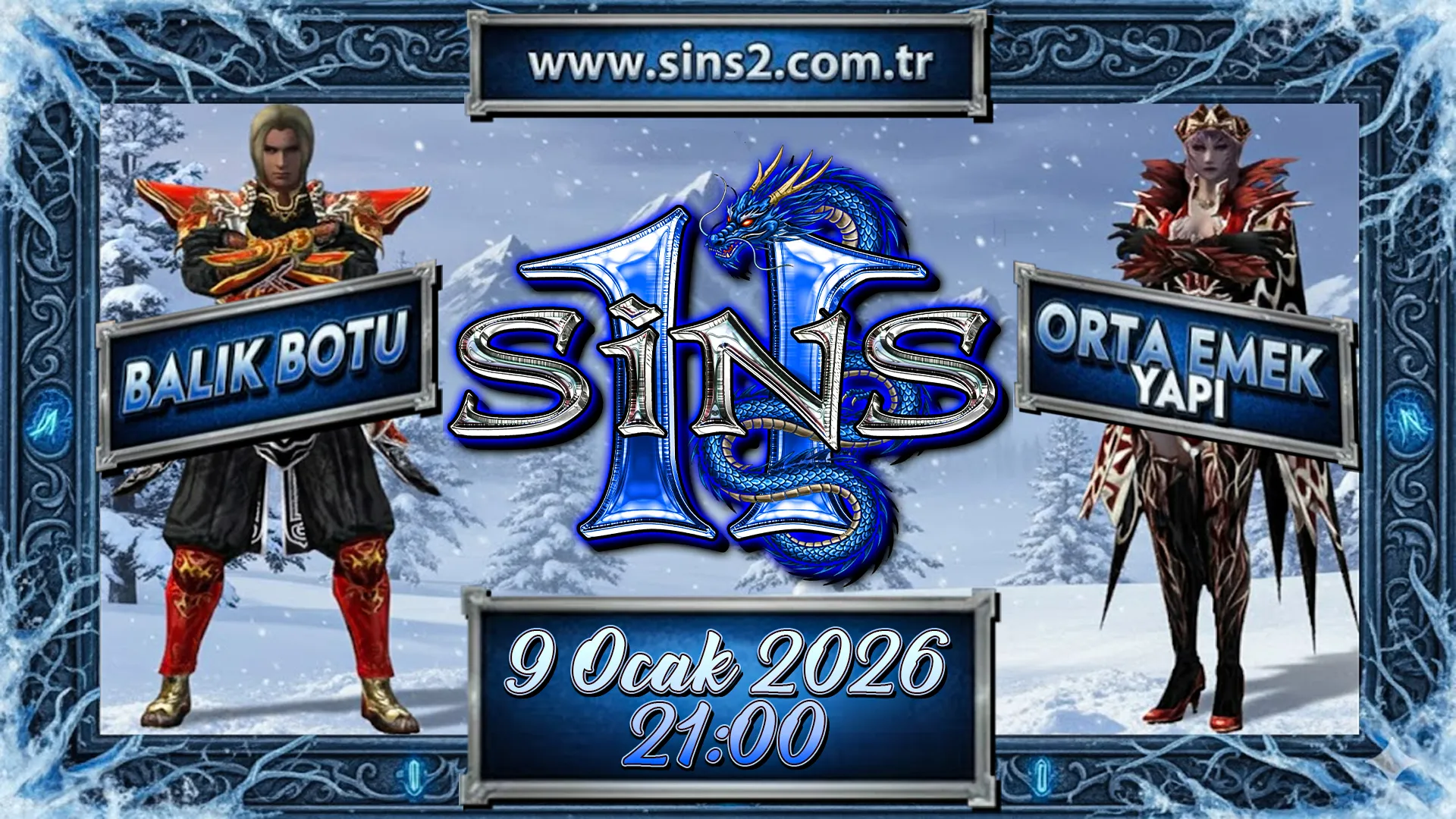 Sins2 Metin2 server logo