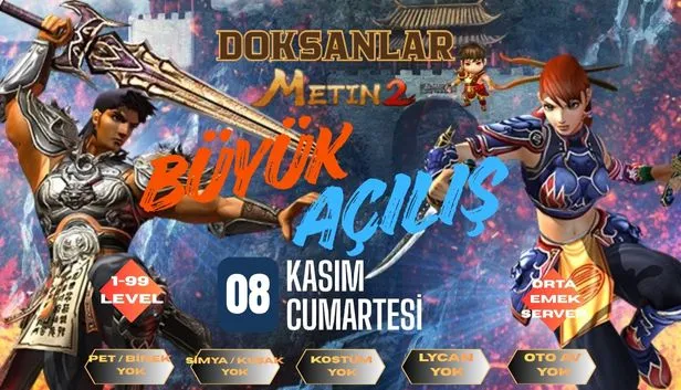Doksanlarmt2 Metin2 server logo