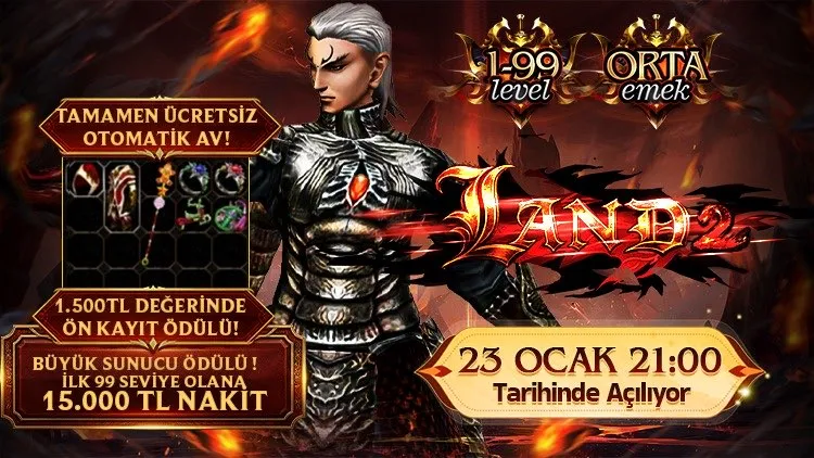 Land2 Metin2 server logo