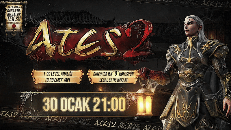 Ateş2 Metin2 server logo