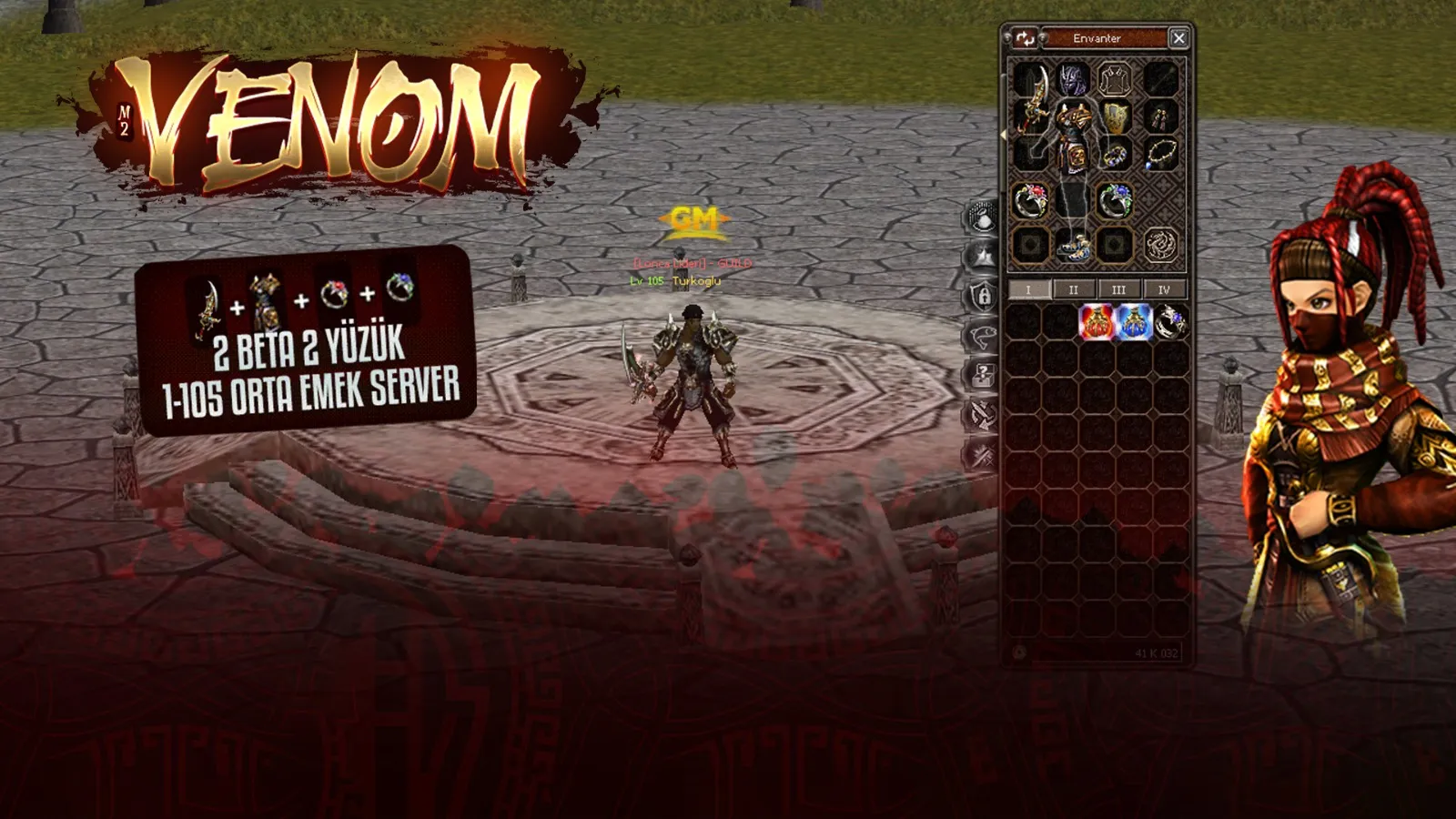 M2venom Metin2 server logo