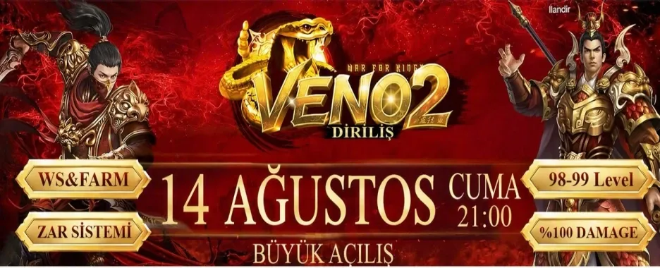 Veno2 98-99 Ws Metin2 server logo