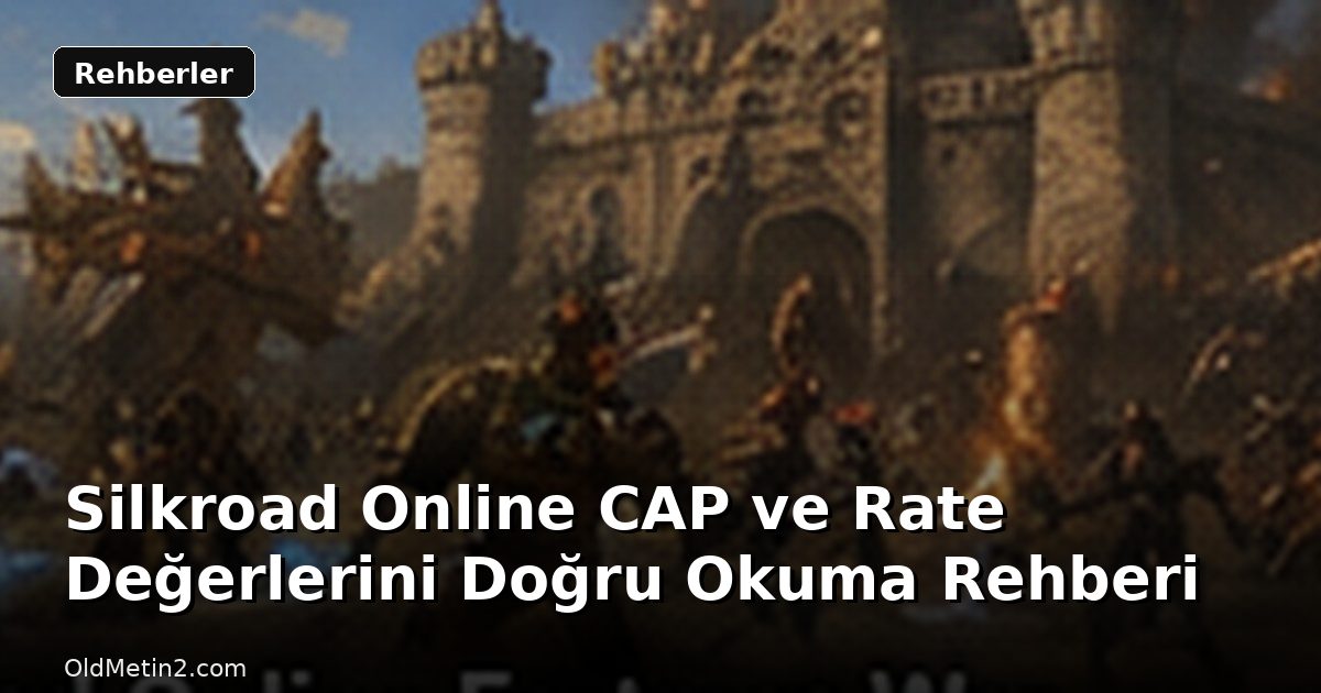 Silkroad Online CAP ve Rate Değerlerini Doğru Okuma Rehberi